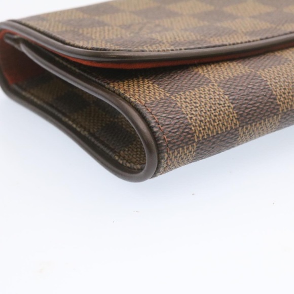 LOUIS VUITTON Damier Ebene Pochette Twin GM Shoulder Bag N51851 LV Auth 24679A - Picture 7 of 16